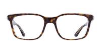 Havana Transparent Ray-Ban RB5391 Rectangle Glasses - Front