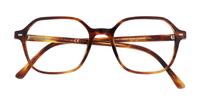 Havana Ray-Ban RB5394 Square Glasses - Flat-lay