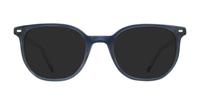 Blue On Transparent Ray-Ban RB5397-48 Square Glasses - Sun