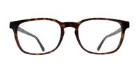Havana Ray-Ban RB5418 Oval Glasses - Front