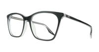 Black On Transparent Ray-Ban RB5422-52 Cat-eye Glasses - Angle