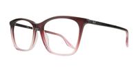 Red Gradient Pink Ray-Ban RB5422-54 Cat-eye Glasses - Angle
