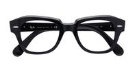 Black Ray-Ban RB5486 Rectangle Glasses - Flat-lay