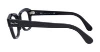 Black Ray-Ban RB5486 Rectangle Glasses - Side