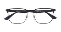 Matte Black / Black Ray-Ban RB6363 Square Glasses - Flat-lay