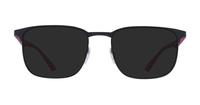Matte Black Ray-Ban RB6363 Square Glasses - Sun