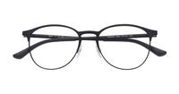 Black / Matte Black Ray-Ban RB6375-51 Round Glasses - Flat-lay