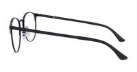 Black / Matte Black Ray-Ban RB6375-51 Round Glasses - Side