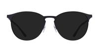 Black / Matte Black Ray-Ban RB6375-53 Round Glasses - Sun