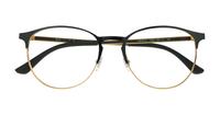 Black On Arista Ray-Ban RB6375-53 Round Glasses - Flat-lay