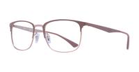 Beige / Copper Ray-Ban RB6421-52 Square Glasses - Angle