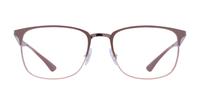 Beige / Copper Ray-Ban RB6421-52 Square Glasses - Front