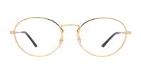 Gold Ray-Ban RB6439 Oval Glasses - Front