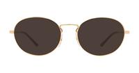 Gold Ray-Ban RB6439 Oval Glasses - Sun