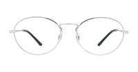 Silver Ray-Ban RB6439 Oval Glasses - Front