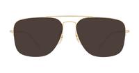 Gold Ray-Ban RB6441 Square Glasses - Sun