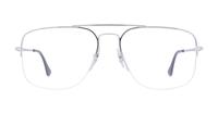 Silver Ray-Ban RB6441 Square Glasses - Front