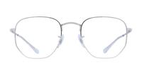 Silver Ray-Ban RB6448 Square Glasses - Front