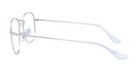 Silver Ray-Ban RB6448 Square Glasses - Side