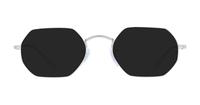 Silver Ray-Ban RB6456 Rectangle Glasses - Sun