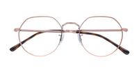 Copper Ray-Ban RB6465 Round Glasses - Flat-lay