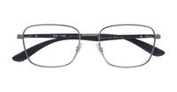 Gunmetal Ray-Ban RB6478 Oval Glasses - Flat-lay