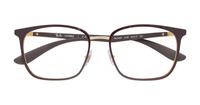 Brown / Arista Ray-Ban RB6486 Square Glasses - Flat-lay
