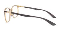 Brown / Arista Ray-Ban RB6486 Square Glasses - Side