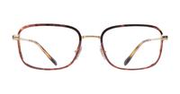 Havana On Arista Ray-Ban RB6495 Oval Glasses - Front