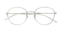 Silver Ray-Ban RB6509-53 Round Glasses - Flat-lay