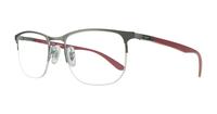 Matte Gunmetal Ray-Ban RB6513 Square Glasses - Angle