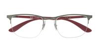Matte Gunmetal Ray-Ban RB6513 Square Glasses - Flat-lay