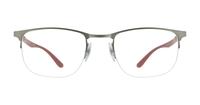 Matte Gunmetal Ray-Ban RB6513 Square Glasses - Front