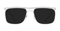 Silver Ray-Ban RB6519 Square Glasses - Sun