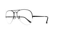 Black Ray-Ban RB6589-56 Aviator Glasses - Angle