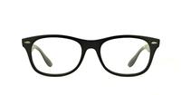 Matt Black Ray-Ban RB7032-52 Wayfarer Glasses - Front