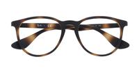 Rubber Havana Ray-Ban RB7046-51 Round Glasses - Flat-lay