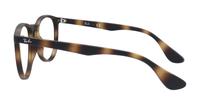 Rubber Havana Ray-Ban RB7046-51 Round Glasses - Side