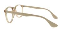 Transparent Brown Ray-Ban RB7046-51 Round Glasses - Side