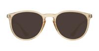 Transparent Brown Ray-Ban RB7046-51 Round Glasses - Sun