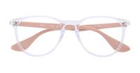 Transparent Ray-Ban RB7046-51 Round Glasses - Flat-lay