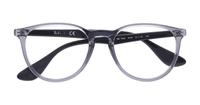 Transparent Grey Ray-Ban RB7046-51 Round Glasses - Flat-lay