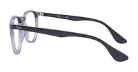 Transparent Grey Ray-Ban RB7046-51 Round Glasses - Side