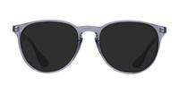 Transparent Grey Ray-Ban RB7046-51 Round Glasses - Sun
