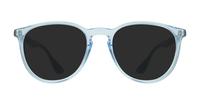 Transparent Light Blue Ray-Ban RB7046-51 Round Glasses - Sun
