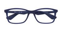 Blue Ray-Ban RB7047-54 Rectangle Glasses - Flat-lay