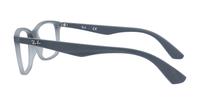 Matte Grey Ray-Ban RB7047-54 Rectangle Glasses - Side
