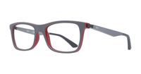 Grey Ray-Ban RB7062 Rectangle Glasses - Angle