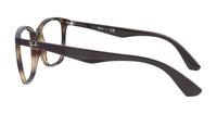 Shiny Havana Ray-Ban RB7066-54 Square Glasses - Side
