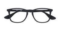 Rubber Black Ray-Ban RB7074-50 Square Glasses - Flat-lay
